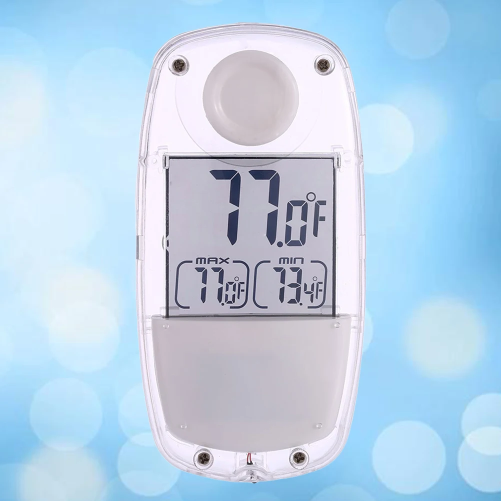 1 шт. термометр с точным длительным временем использования солнечной энергии для домашнего использования термометр с окном для ежедневного использования для домашнего использования