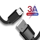 Micro USB кабель 3A Быстрая зарядка зарядное устройство для Samsung Galaxy S7 S6 J7 Edge Note 5 LG Xbox PS4 Android USB кабель для передачи данных