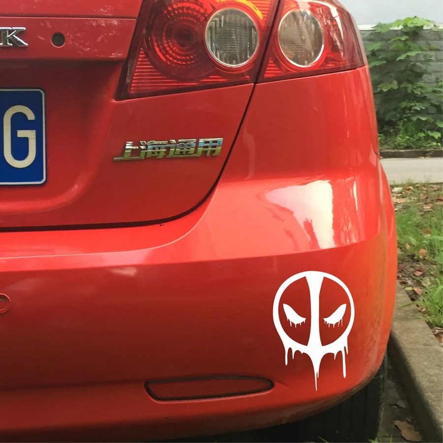Hot Deadpool Car Sticker DIY Comics For Laptop Decor | Автомобили и мотоциклы
