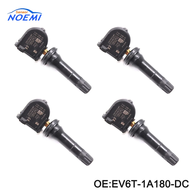 

YAOPEI 4 шт. EV6T-1A180-DC датчик давления в шинах TPMS датчик для Ford B-Max Fiesta Kuga Ecosport EV6T1A180DC
