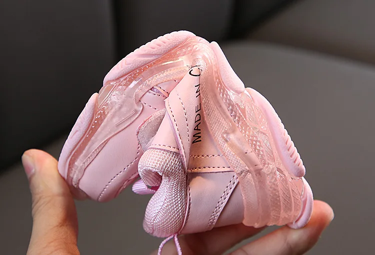 Children's shoes autumn new arrive classic style crystal bottom candy color mesh breathable sports shoes