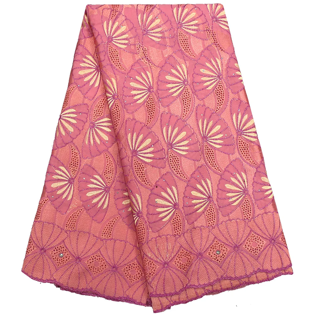 High Quality Cotton Lace Fabric 2019 African With Stone Swiss Voile In Switzerland For Women Dress | Дом и сад
