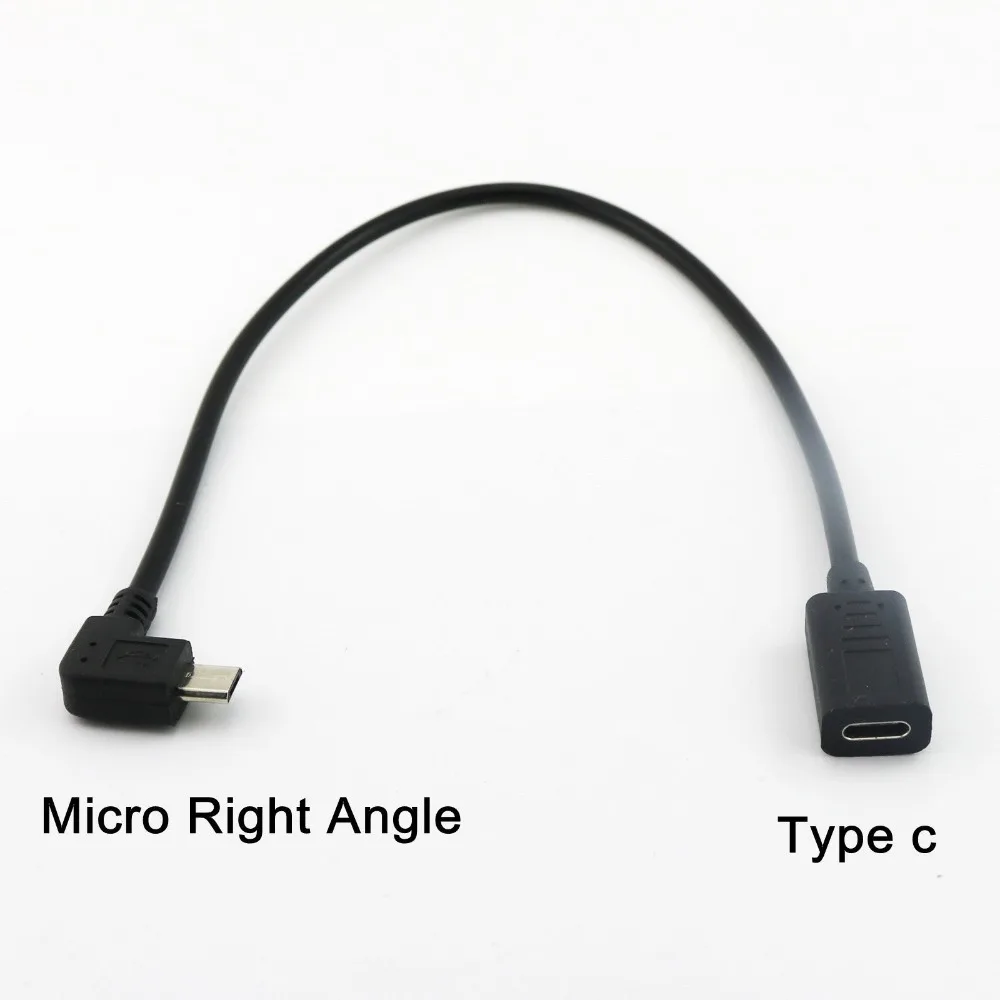 1 шт. Женский адаптер-переходник 3 Type C на Micro USB 5Pin 30 см | Компьютеры и офис
