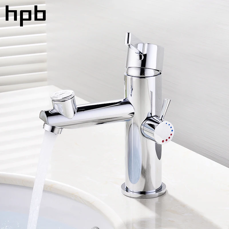 HPB хромированная отделка верхний спрей смеситель для ванной комнаты кран