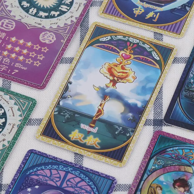 Креативный ПВХ водонепроницаемый Таро мифический Fate Divination для Фортуны карточные