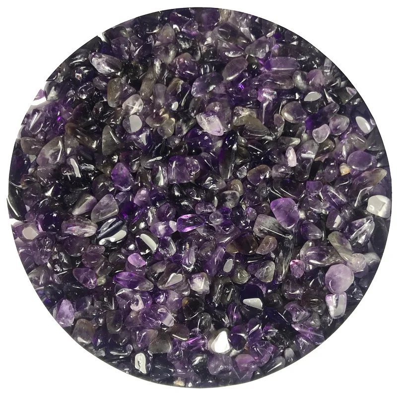 2 размера Натуральный Аметист Кристалл щебень Исцеление Рейки неправильной