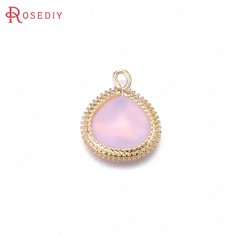 4 шт. латунные подвески с сердечками 16 х20 мм|silver charm pendant|gold pendantcharms pendants gold |