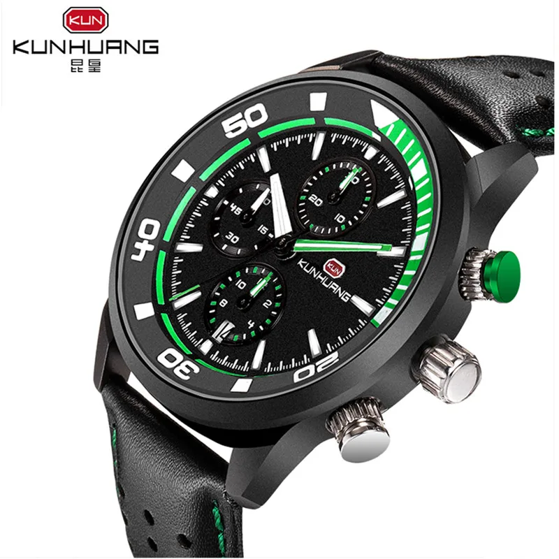 Мужские часы спортивные водонепроницаемые армейские кварцевые с большим