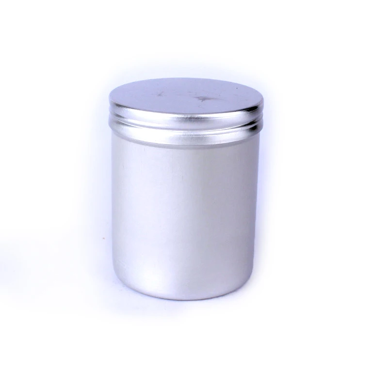 

6 Pack 350ml Aluminum Tins Containers Tea Storage Box Round Metal Lip Balm Balm Tin Box Jar Containers with Screw Cap for Lip