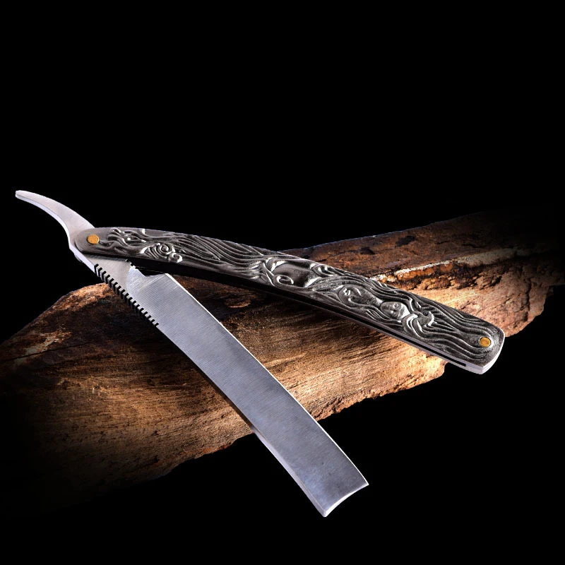 Бесплатная доставка Классическая старая серия бритва алюминиевая ручка