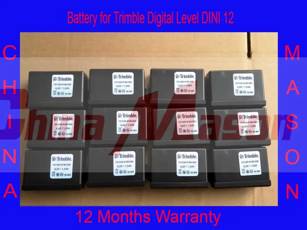

Аккумулятор для Trimble Digital Level DINI 12, P/N: 701520-9180-000