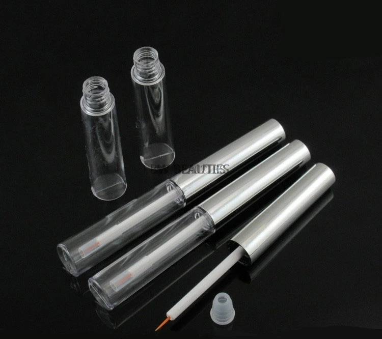 

200pcs/lot 8ml Clear Empty Eyeliner Tube, Eyelash Growth Liquid Refillable Bottle, Cosmetic Eyelash Glue Storage Tube