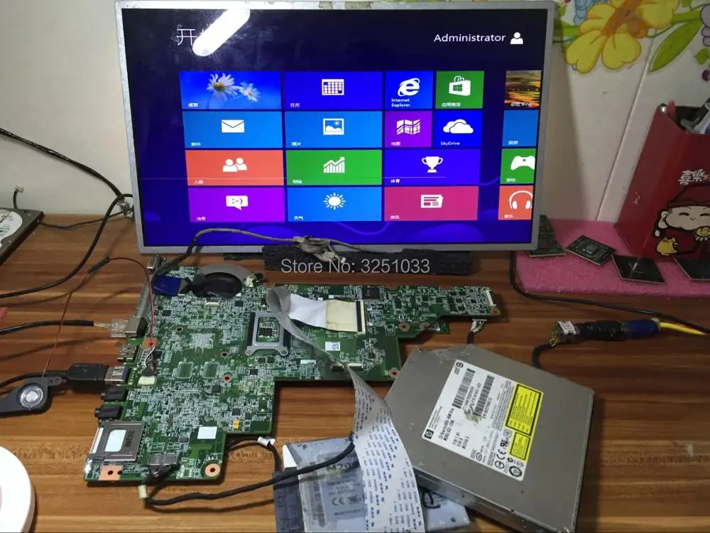 Материнская плата для ноутбука hp 646669 430 CQ43 631-001 HP 630 HM55 DDR3 | Компьютеры и офис
