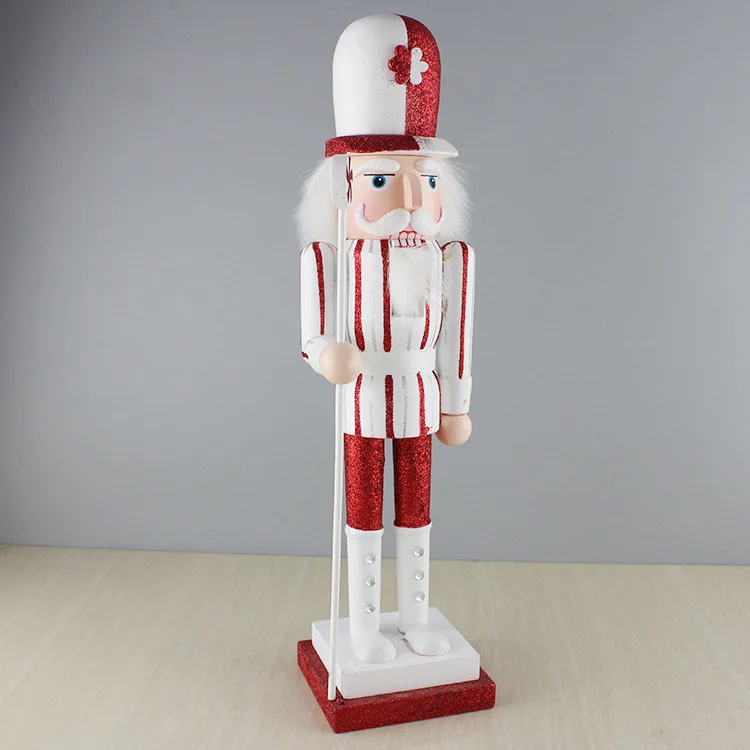 Wooden Nutcracker Model Ornaments Furnishing Articles Carving Paintings Desktop Crafts Home Decoration Accessories Gifts | Дом и сад