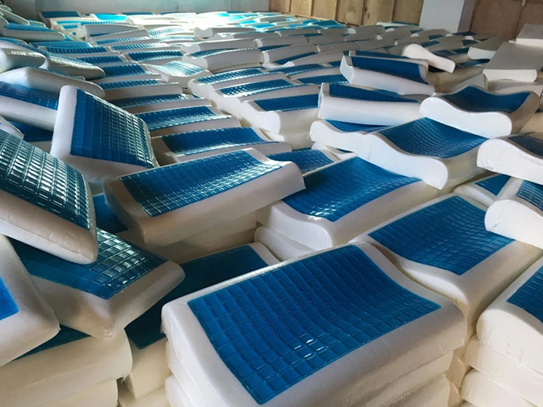 PurenLatex 50*30/60*40 силиконовый гель пены памяти летом прохладно подушка для шеи спондилез предотвращает шейный позвоночник ортопедическая прокладка