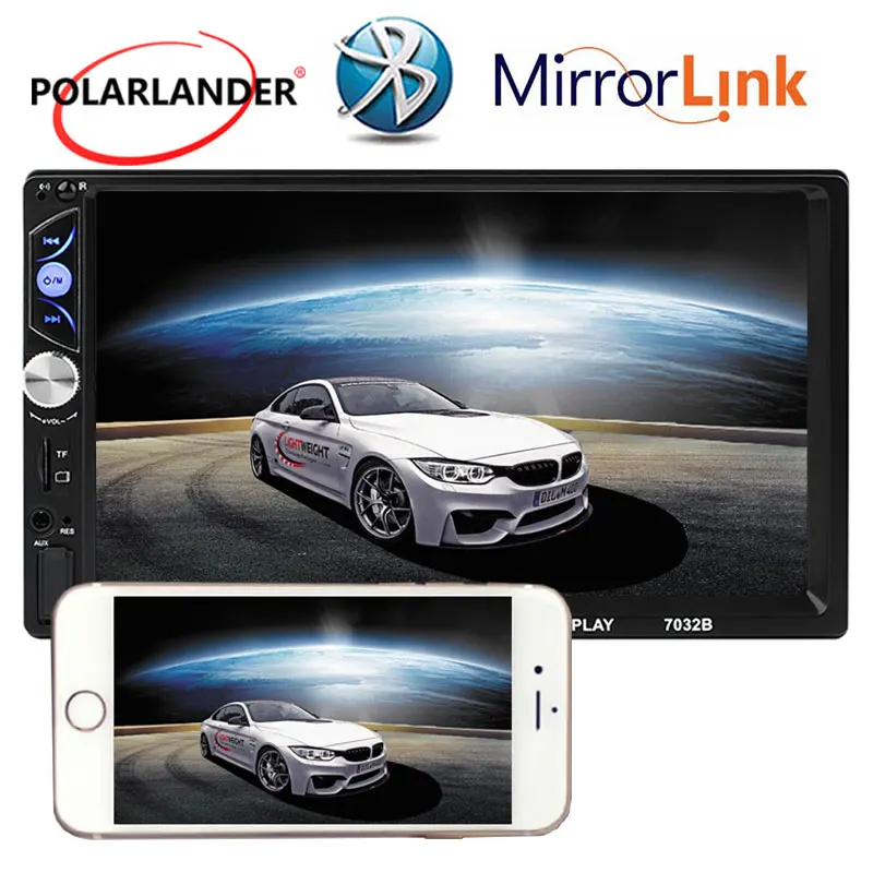 Автомагнитола 2DIN с HD USB/AUX/FM/SD Bluetooth стерео MP5 плеер Android зеркалирование зеркальное