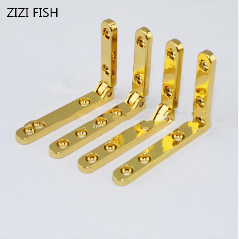 200 шт./лот цинковый сплав шарнир с Рельсом на стороне набор для коробок