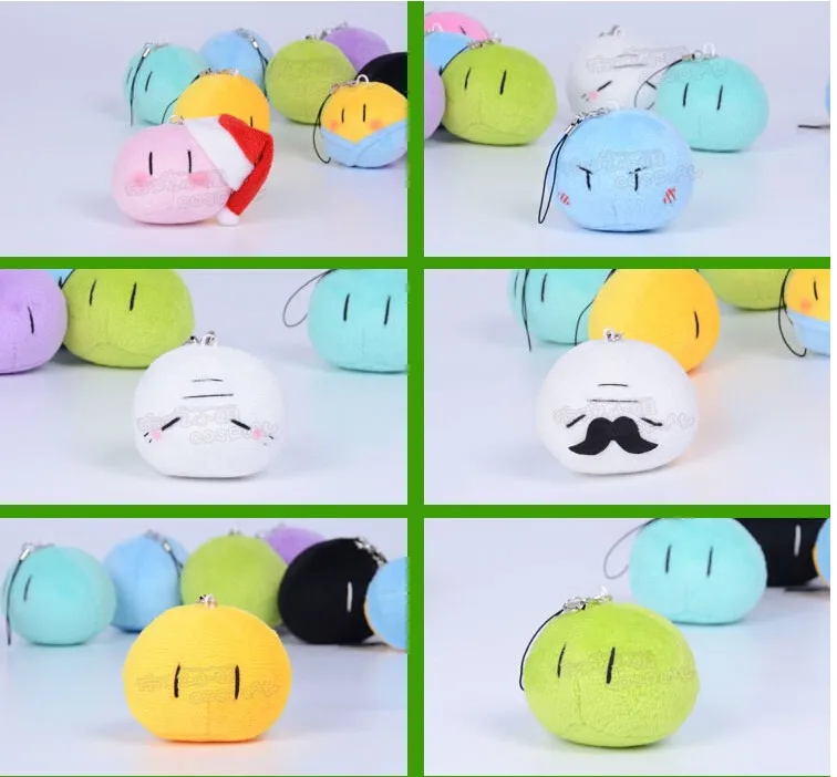 12 шт./лот 6 см Clannad Фурукава Нагиса Dango семья Косплей куклы детские день подарки плюшевые кулон Игрушечные лошадки