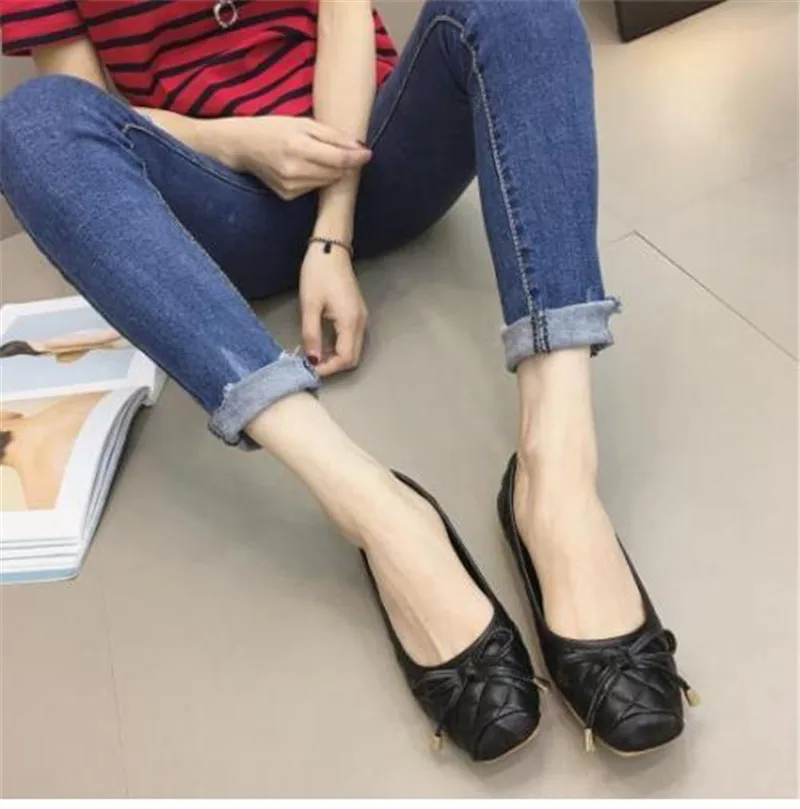 BEYARNEFashion/женские туфли-лодочки на плоской подошве; элегантные женские туфли на плоской подошве; большие размеры; 9E745