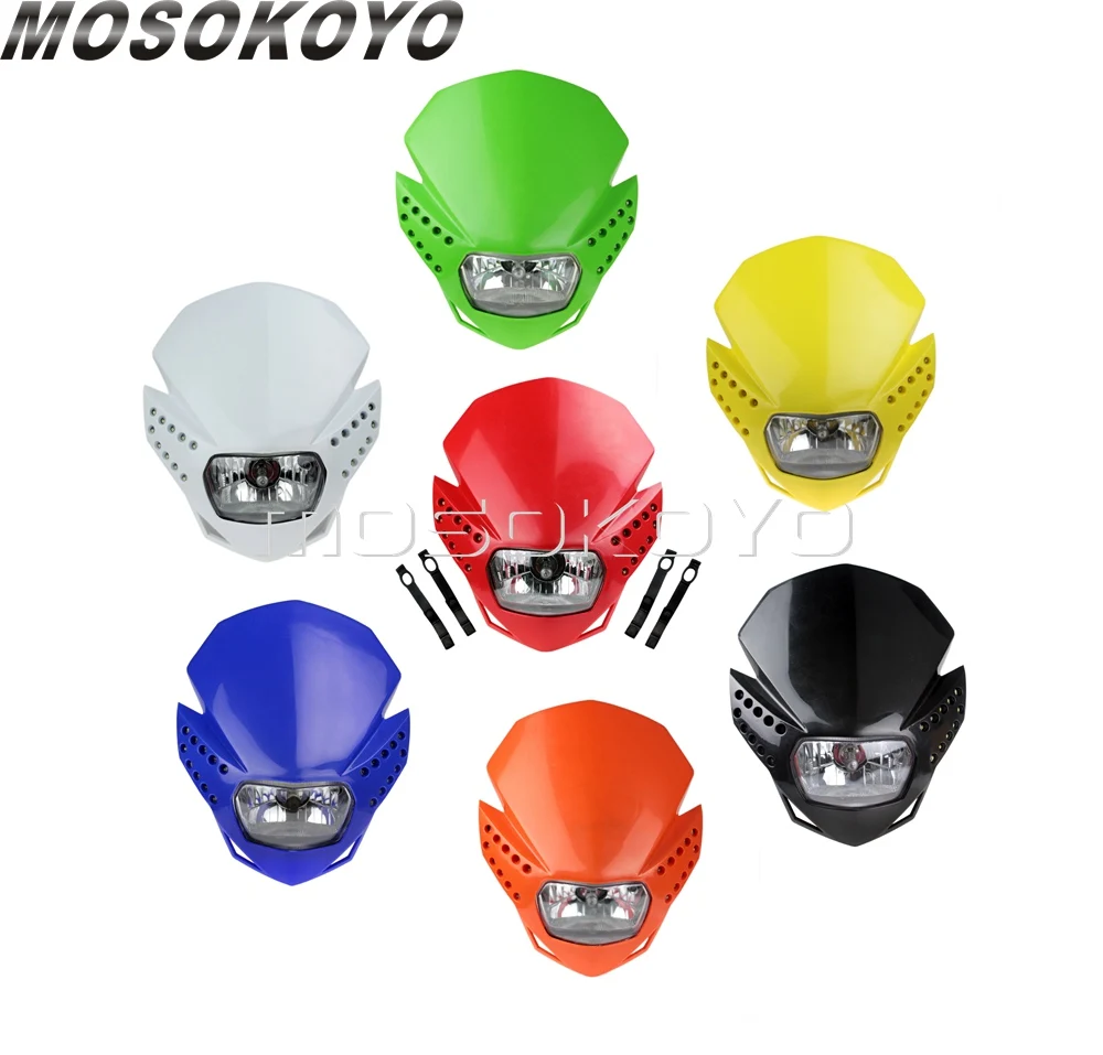 Универсальная фара для мотокросса с поворотным сигналом Honda KTM Yamaha XT660 WR250 WR125 XT125