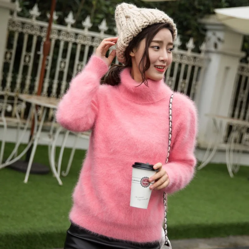 100% mink cashmere sweater women knitted and pullover pure free transport T1710 | Женская одежда