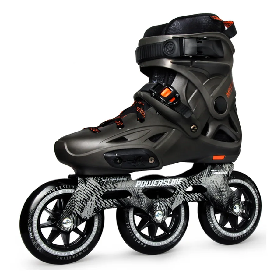 Powerslide Imperial 3*110 мм скоростные роликовые коньки уличные Взрослые роликовые коньки обувь для катания на роликах коньки для катания на коньках Adulto