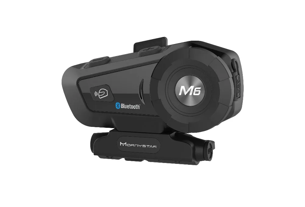 Mornystar 800 м Мотоциклетный Bluetooth шлем домофон гарнитура MP3 FM для команды Siri Handsfree BT Interphone для полного лица шлем