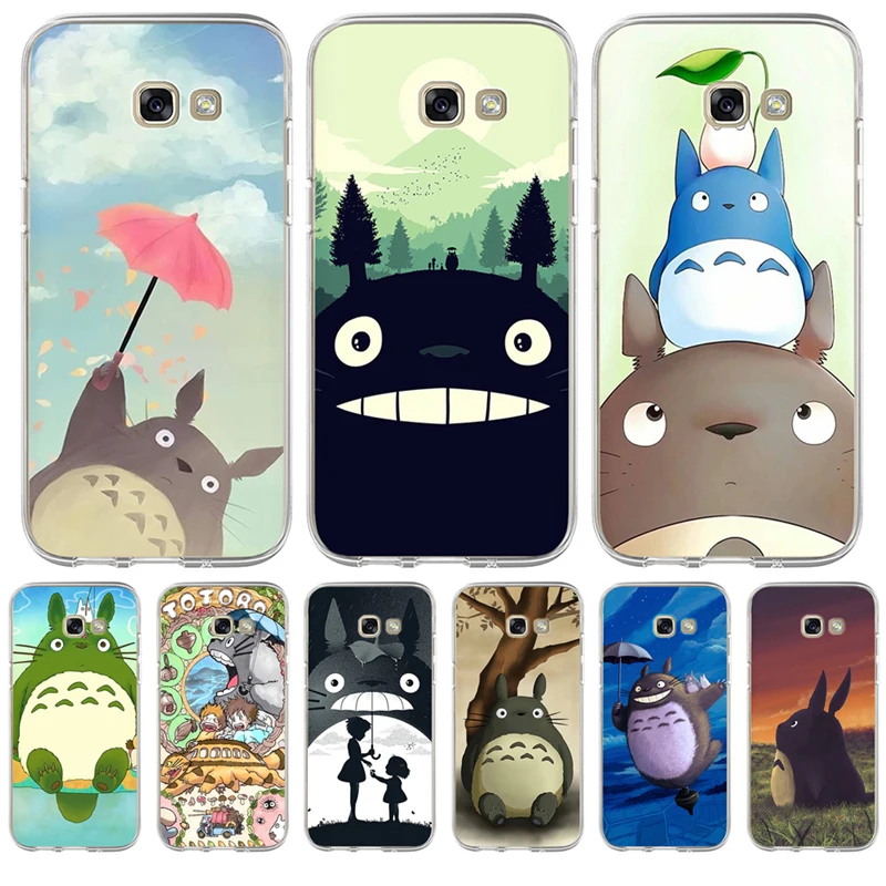 Чехол для телефона с изображением Тоторо из аниме Ghibli Миядзаки Samsung Galaxy S6 S7 S8 S9 Edge