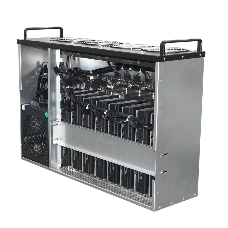 B250 BTC mining rig корпус USB miner sever корпус крипто монета алюминиевая рамка вентилятор Mmcoin ETH и т. д. XMR gtx1070 1070ti gtx1080 1080ti