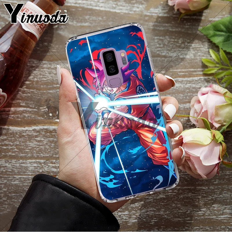 Чехол Yinuoda DRAGON BALL Z DBZ Goku для Samsung S9 plus S5 S6 S6edge S6plus S7 S7edge S8 S8plus | Мобильные телефоны и