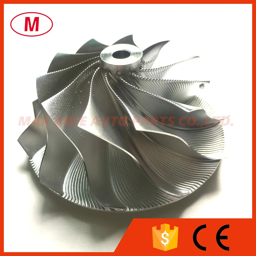 GT15-25 702549-0008HF V1 50,20/65,00 мм 11+ 0 лопасти турбо рабочее колесо компрессора/Aluminum2618/торговая точка фрезерный comprssor колеса