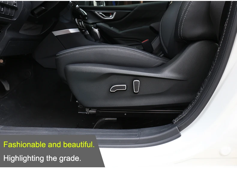 QHCP регулятор сидения Кнопка покрытие автомобиля наклейки для Subaru Forester Outback Legacy XV 2013
