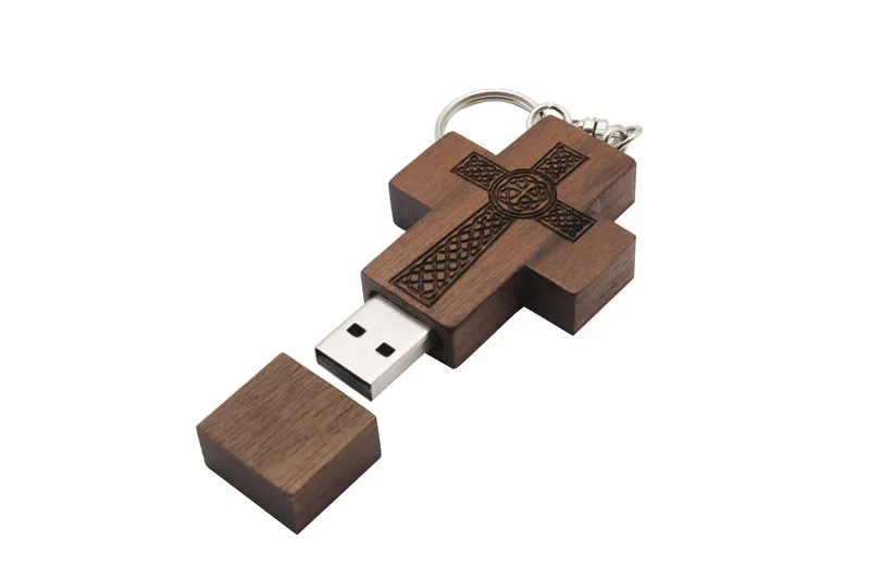 JASTER USB 3,0 логотип клиента деревянный Флешка usb-накопитель в виде деревянного Креста флеш-накопитель карта памяти 8 ГБ 16 ГБ 32 ГБ флеш-накопитель брелок подарок