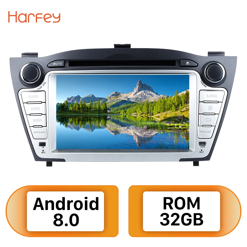 Автомагнитола Harfey 2Din Android 8 0 7 дюймов для Hyundai TUCSON 2009 2010 2011 2012 2013 2014 GPS
