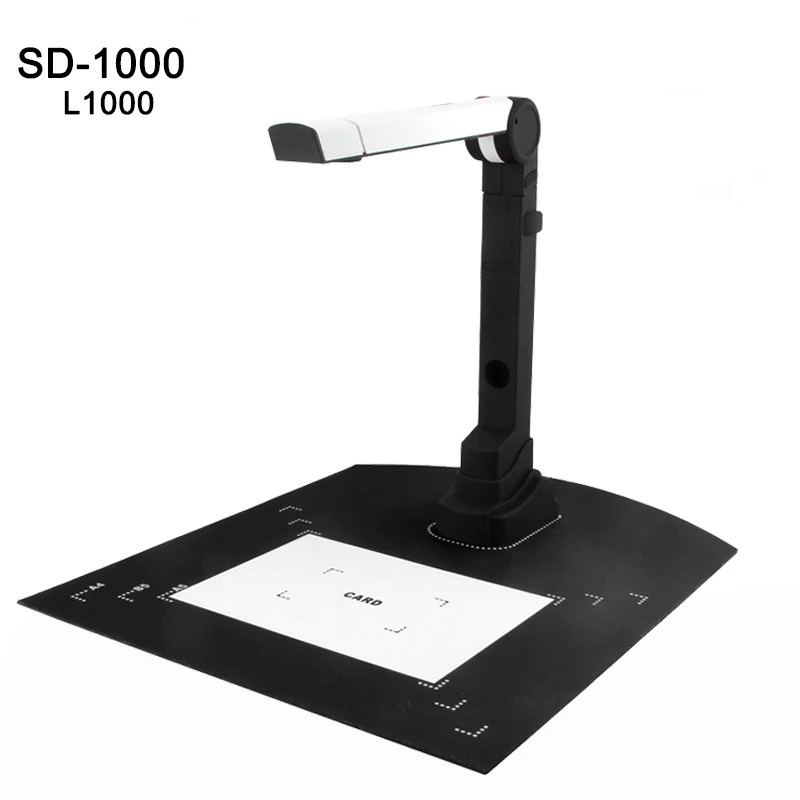 L1000 Мини High Скорость A4 Документ книга фотография id card scanner Камера Видео