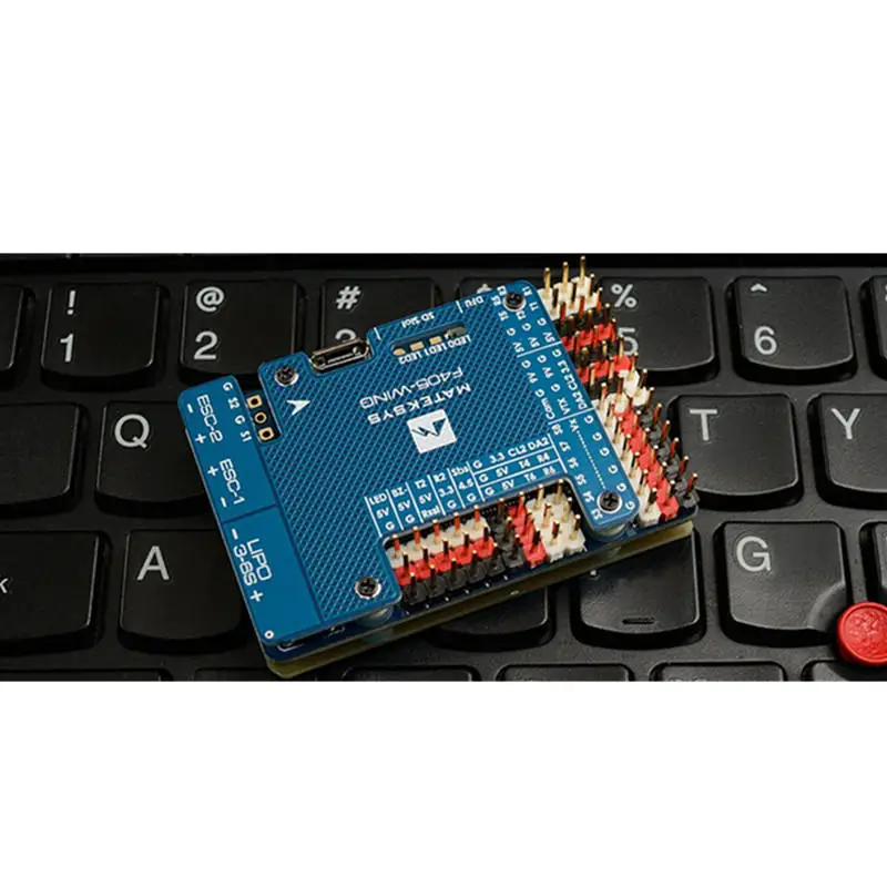 

Matek Systems F405-WING (New) STM32F405 Flight Controller Built-in OSD for RC Airplane Fixed Wing
