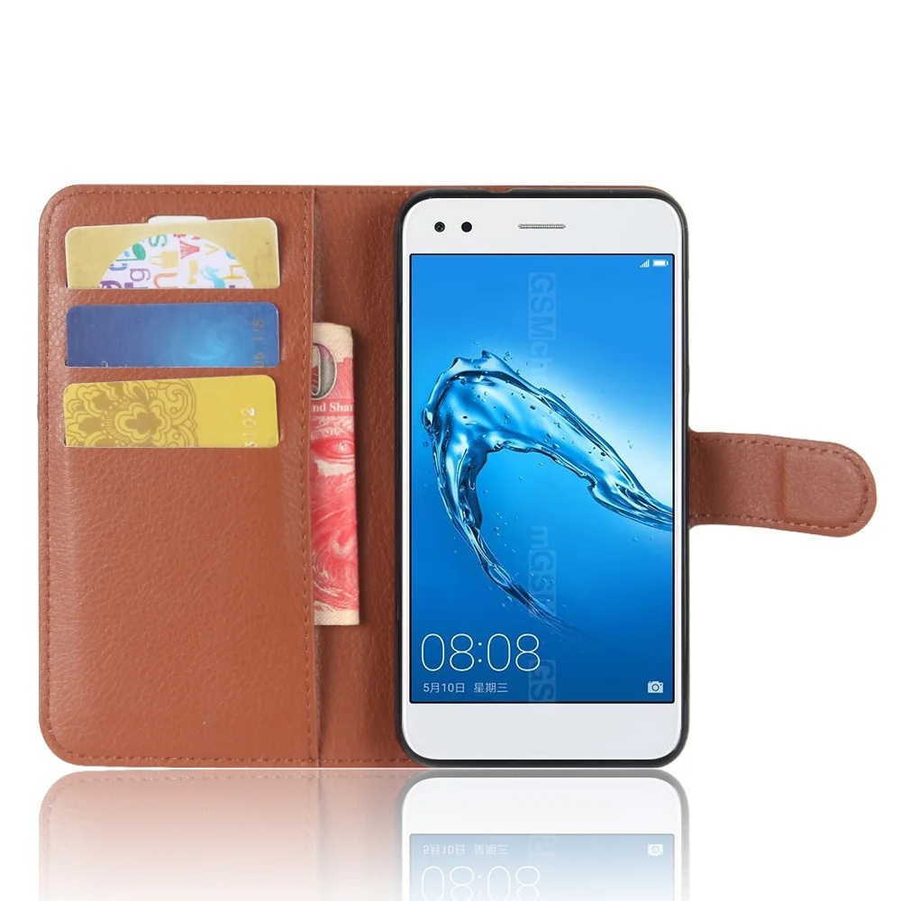 Для Huawei P9 Lite Mini Case 5 0 дюймов Роскошная Обложка на заднюю панель из искусственной