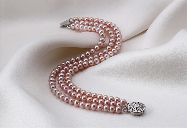 Высококачественное ожерелье и браслет из натурального пресноводного жемчуга |