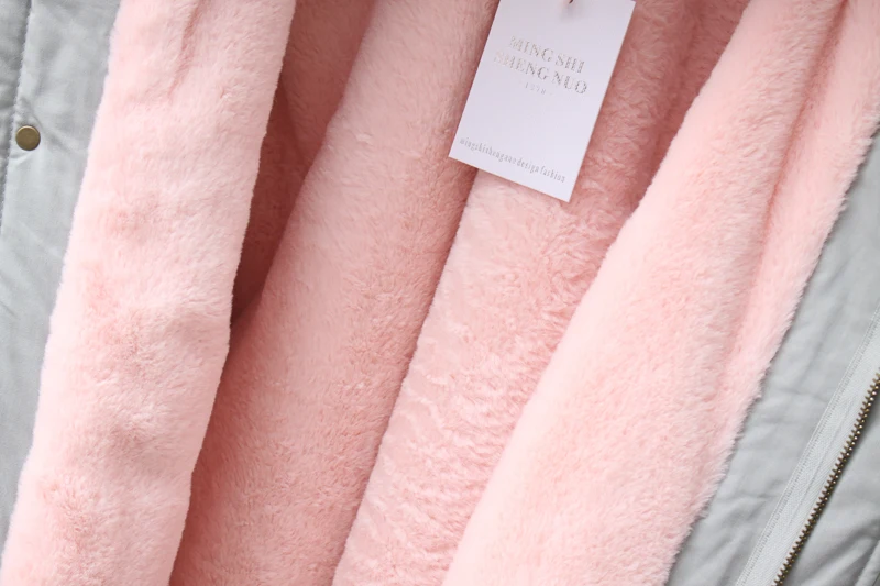 2017 зимние Для женщин серый мягкий хлопок пальто дамы с длинным рукавом Свободные