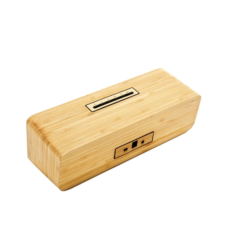 

2018 Mini portable smart Wireless Bluetooth Bamboo Speaker S812