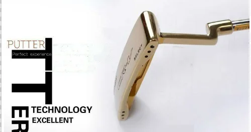 

Golf putter PGM push rod leopard series zinc alloy ball head black gold gold color