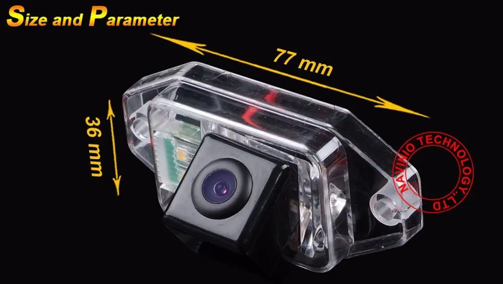 Для Toyota Prado/Land Cruiser автомобильная парковочная камера заднего вида обратная для GPS