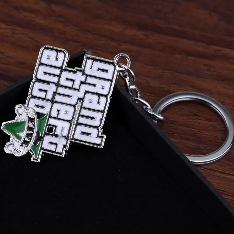 Игры PS4 GTA V большой брелок с эмблемой Rockstar для Для мужчин мальчиков подарок