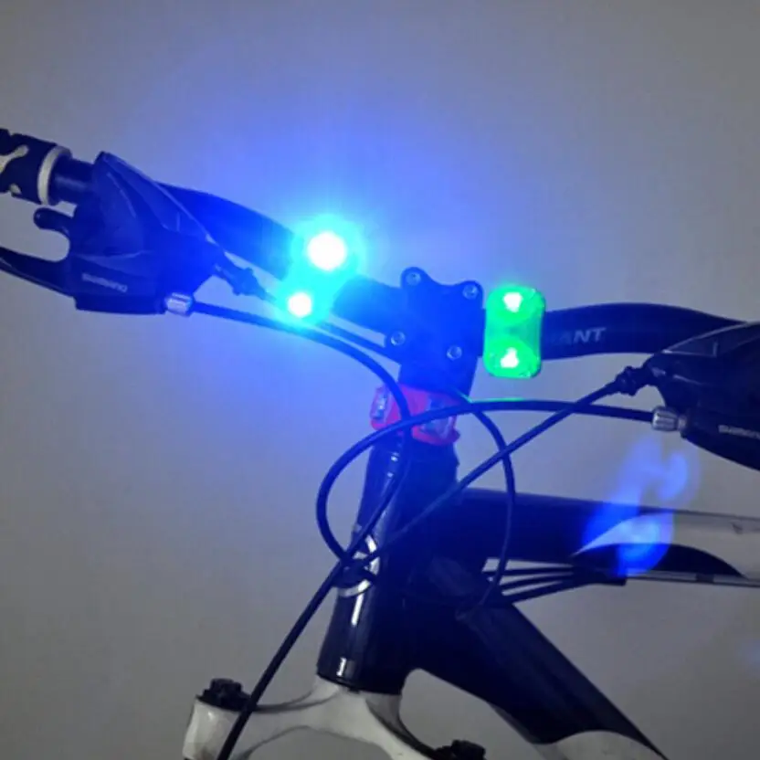 Водонепроницаемый силиконовый мини фонарь для горного велосипеда 1 шт.