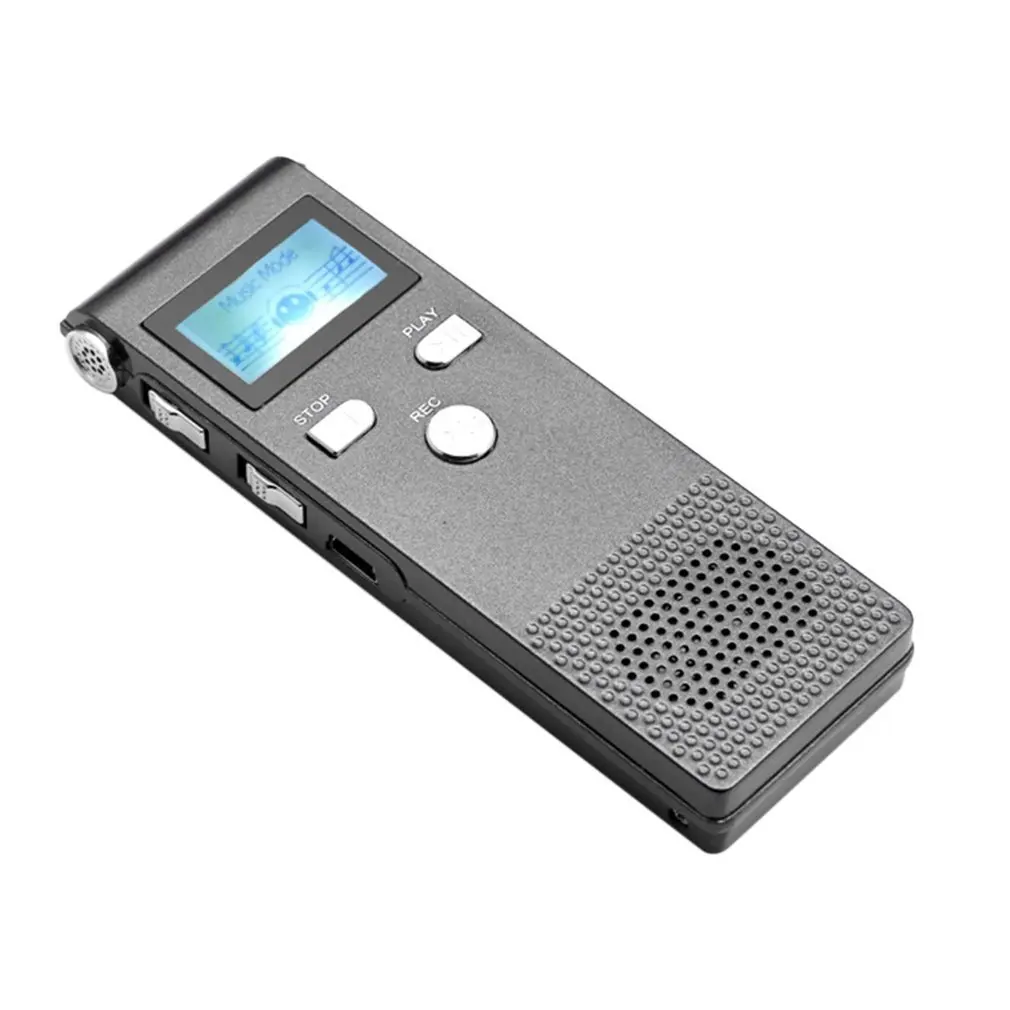 Портативный и мини SK-016 Цифровой диктофон с светодиодный дисплеем стерео запись встроенный микрофон и динамик