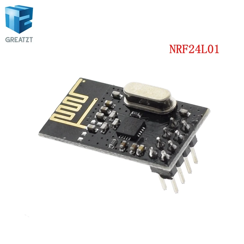 1 шт./лот Черный nrf24l01 беспроводной модуль 24l01 2.4 г беспроводной модуль черный бриллиант - Цвет: NRF24L01