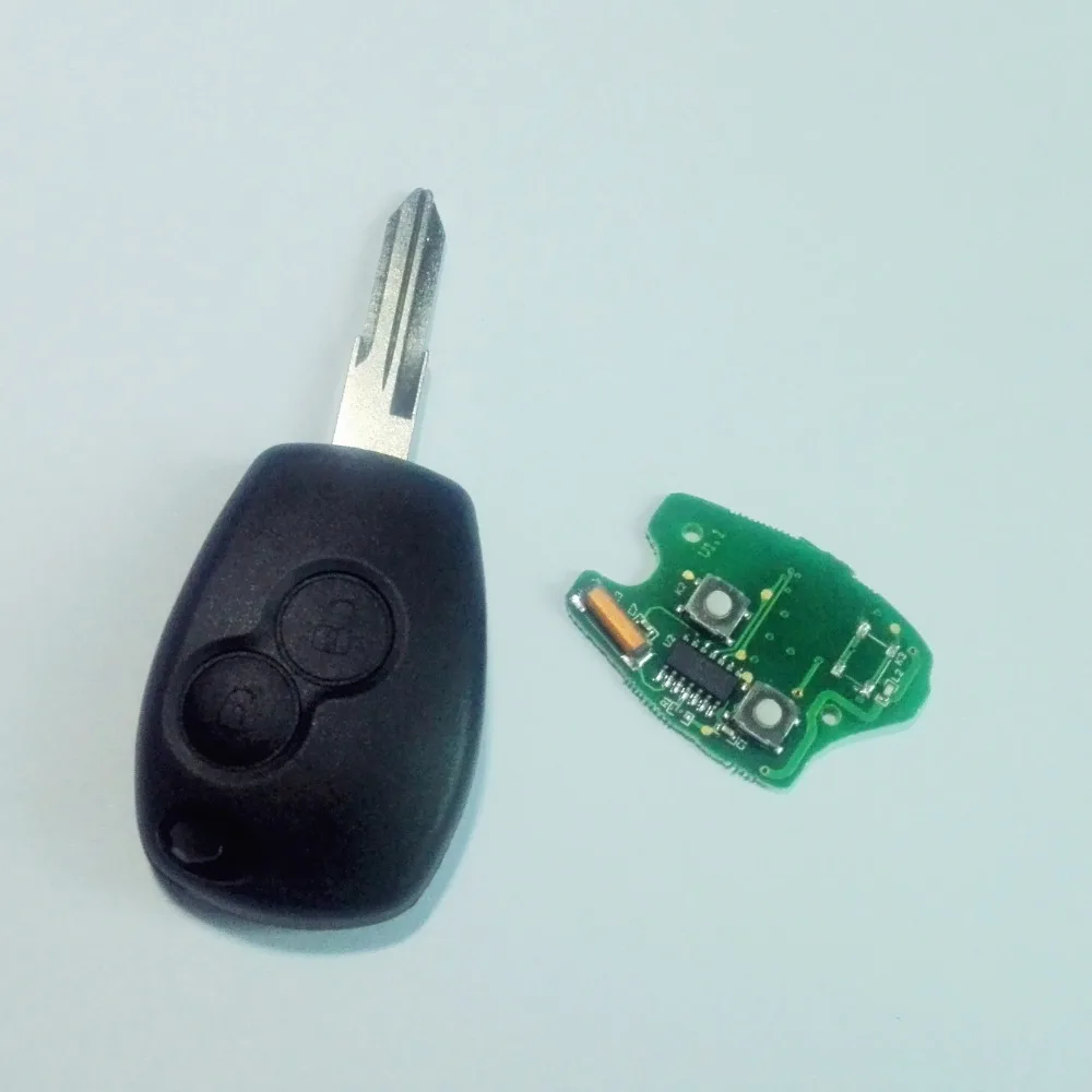 Полный дистанционный ключ 433 МГц 7947 чип 2 кнопки без ключа для Renault Megane Modus Clio Kangoo Logan Sandero без батареи