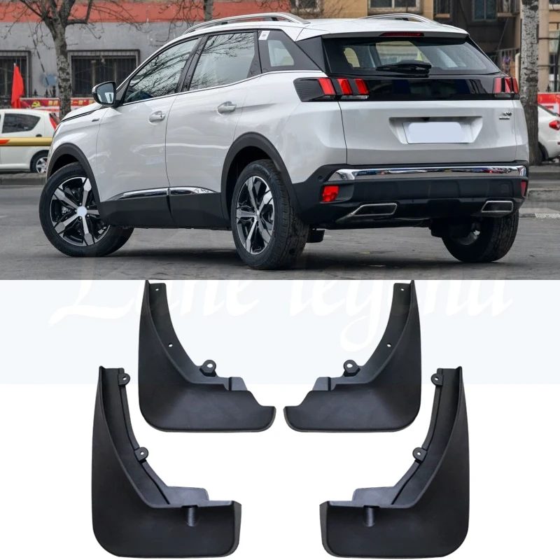 Набор литых автомобильных брызговиков для peugeot 3008 2 SUV Брызговики крыло брызговиков Передние Задние
