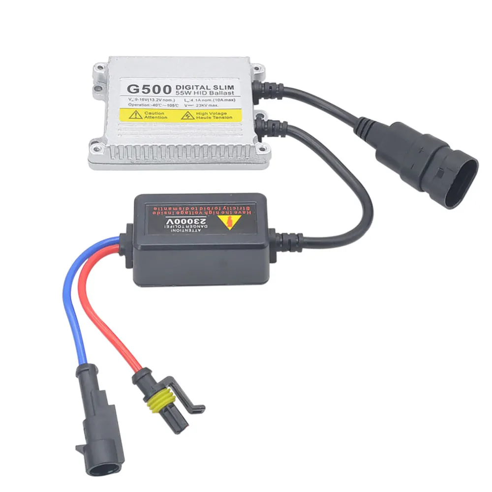2 шт. HID балласт 55 Вт блок электронный зажигания G500 цифровой тонкий ксеноновый для