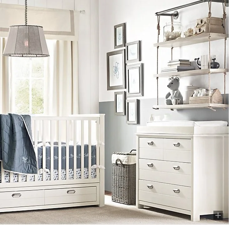 Промышленная деревенская городская железная полка настенная 3 слоя деревянная